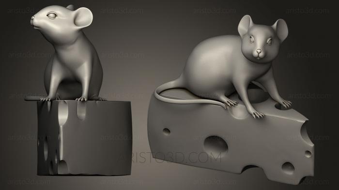 Animal figurines (STKJ_0086) 3D model for CNC machine